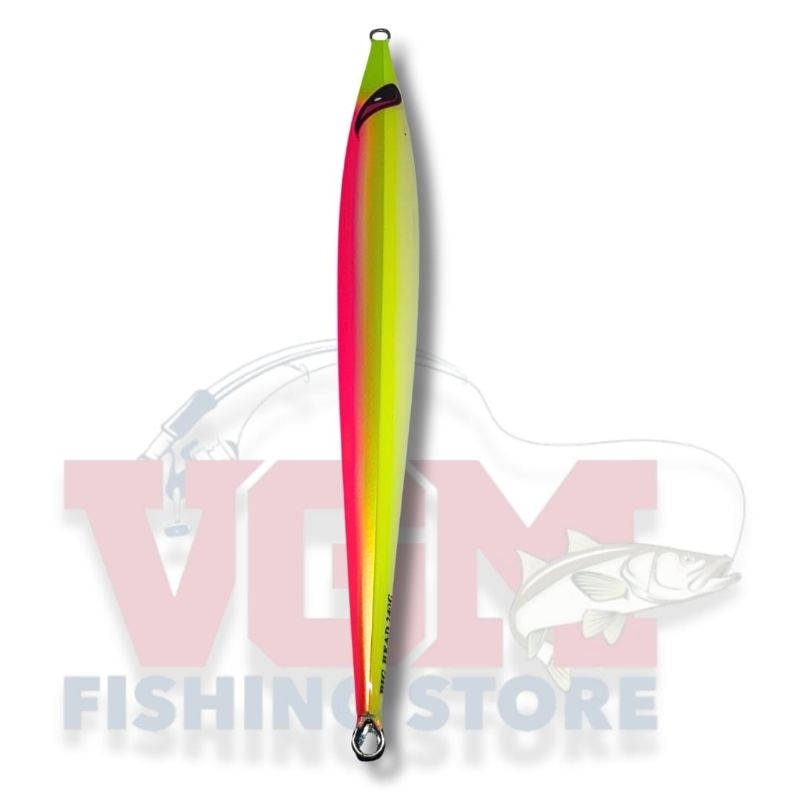 ISCA HAI VERTICAL BIG HEAD COR PINK LIMÃO CROMO | SLOW PITCH JIGGING | SPEED JIGGING | METAL JIG | ISCA ARTIFICIAL