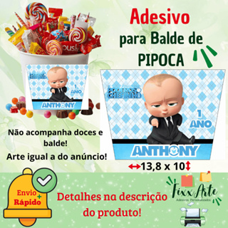 PODEROSO CHEFINHO - Adesivos para balde de Pipoca S/RECORTE  (1L e 1,5 L / 13,8x10) Envio + Rápido em Oferta na Shopee