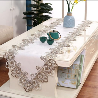Trilho de Mesa Renda Guipir Luxo 40x1,50cm Bordado Caminho Decorativo em Oferta na Shopee