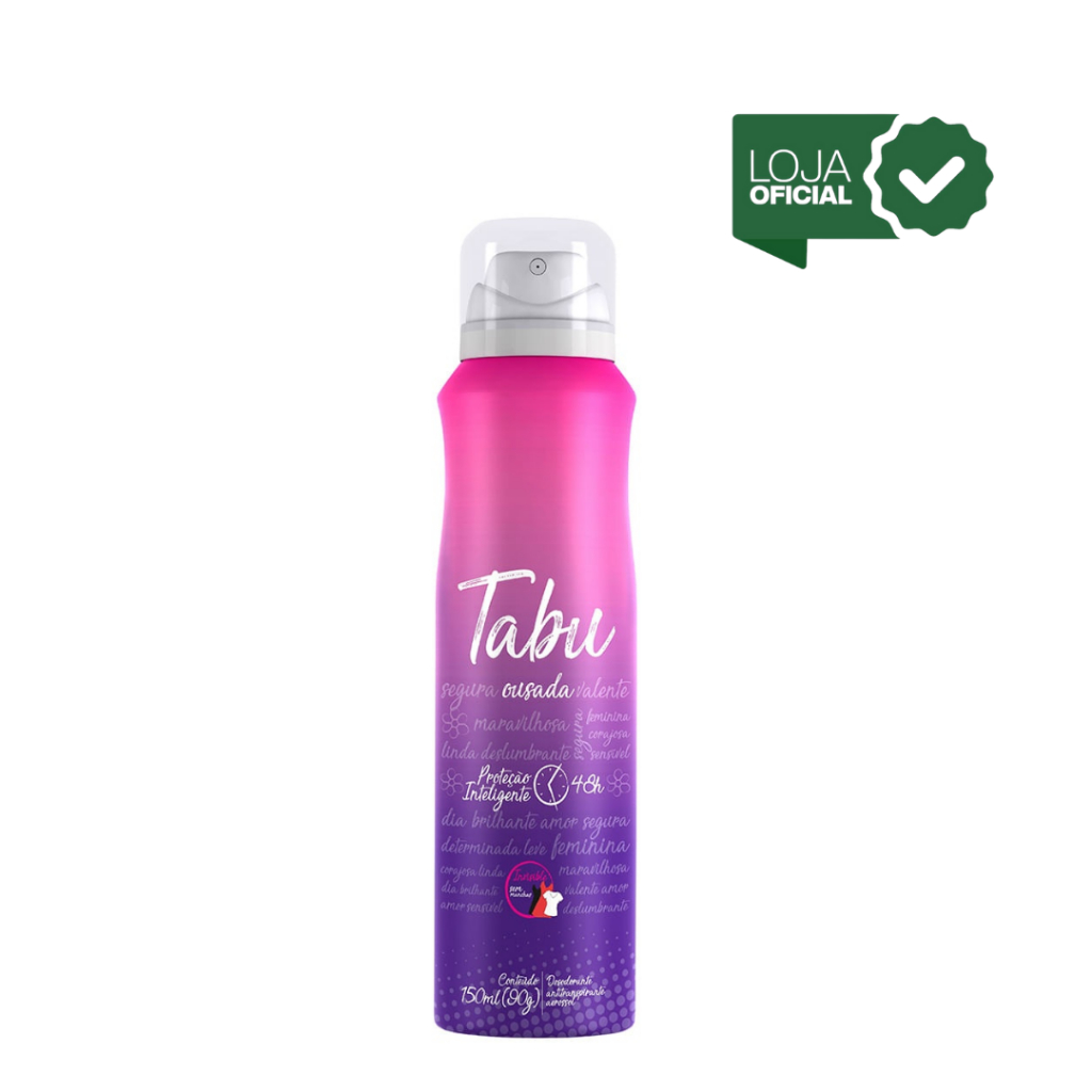 Desodorante Aerosol Antitranspirante Tabu Ousada 150Ml