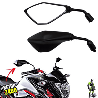 Retrovisor Esportivo Kawasaki Z400 Mini Rosca Honda em Oferta na Shopee