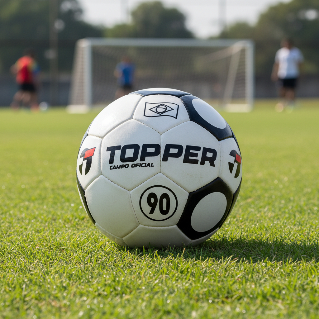 Bola Campo Topper 90 Costurada em Oferta na Shopee