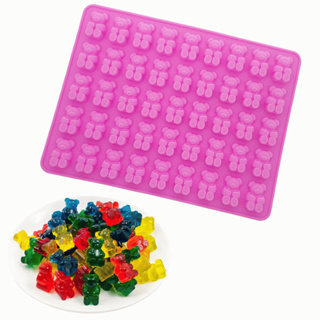 Molde de Silicone Mini Ursos Bala Fini Forma Goma Gelatina Doce Chocolate Ursinhos 45 Cavidades DIY em Oferta na Shopee