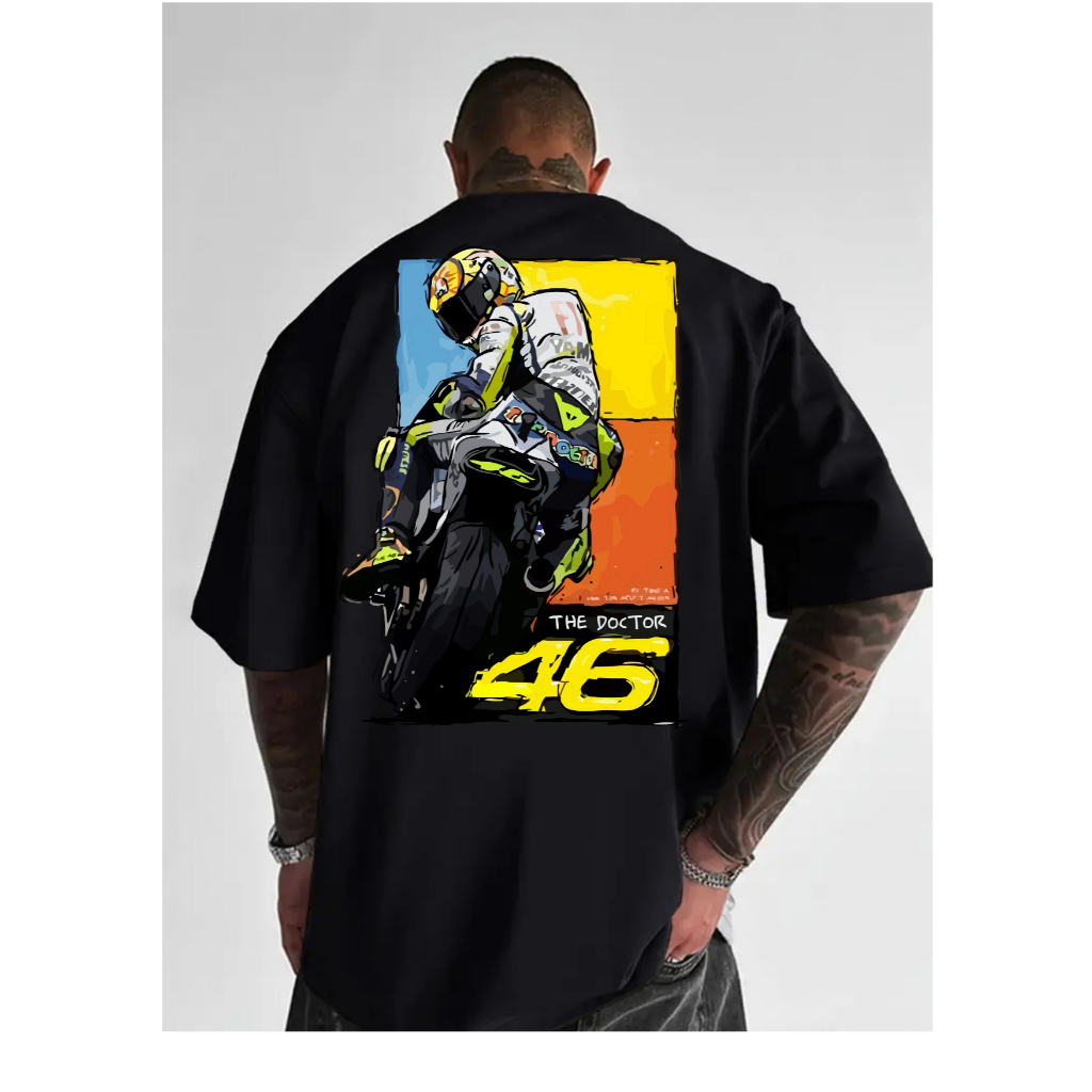 Camiseta Algodão Premium Casual Moto Racing Doctor 46