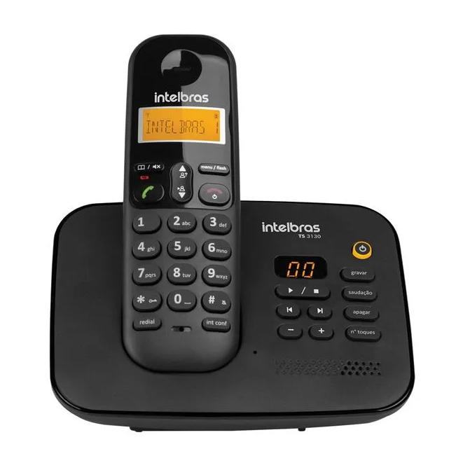 Telefone sem Fio Digital com Secretária Eletrônica Intelbras TS 3130