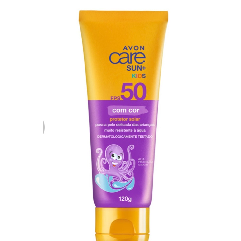 Kids Protetor Solar com Cor FPS 50 120g
