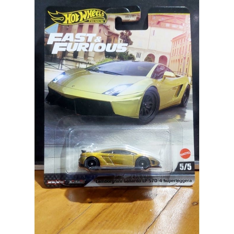 Hot Wheels Premium - Lamborghini Gallardo LP 570-4 Superleggera Fast Furious