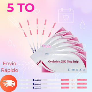 5 Tiras fitas testes de ovulação ENVIO IMEDIATO em Oferta na Shopee