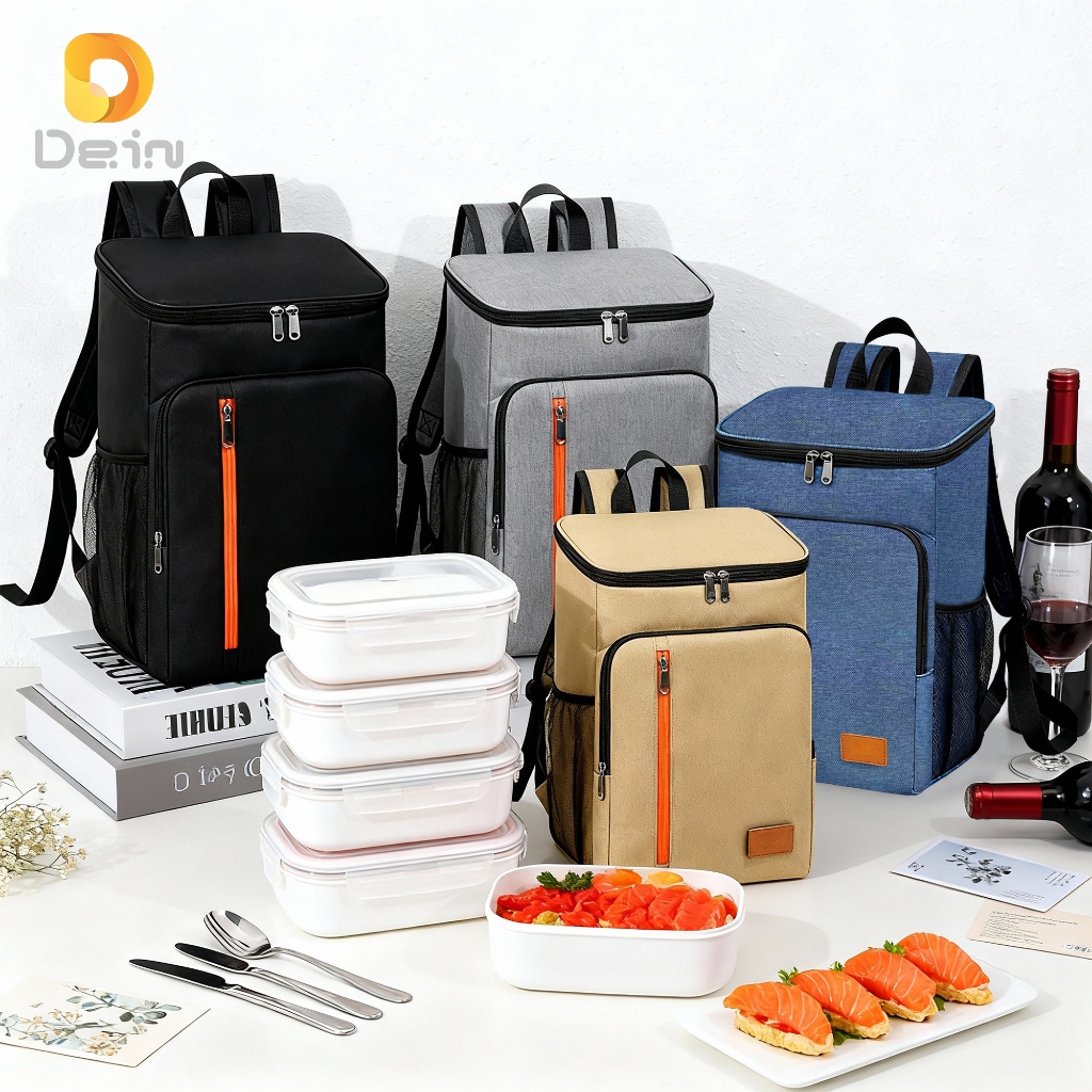 Imagem Mochila Térmica Grande Capacidade Cooler Portátil Piquenique Quente Frio Não colocar gelo ou água