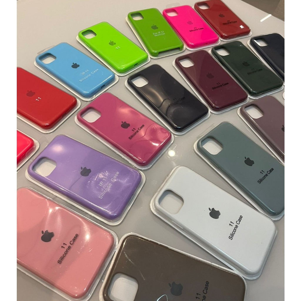CAPA CAPINHA CASE SILICONE AVELUDADA IPHONE 13/14 / 13 PRO / 13 PRO MAX em Oferta na Shopee
