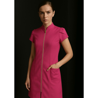 Jaleco feminino manga curta tulipa luxo verão diversas cores nail designer estética enfermagem em Oferta na Shopee