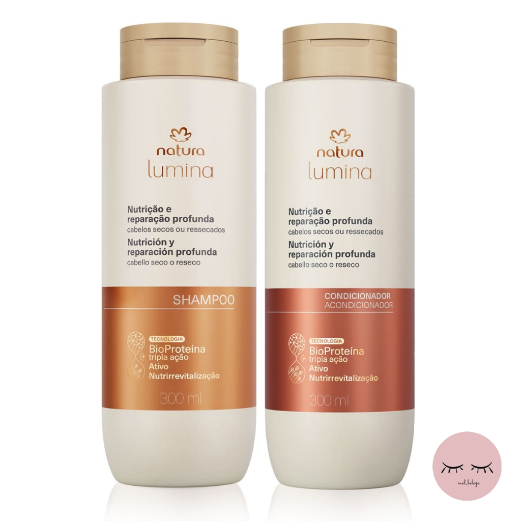 Kit Shampoo e Condicionador Lumina Nutrição e Reparação