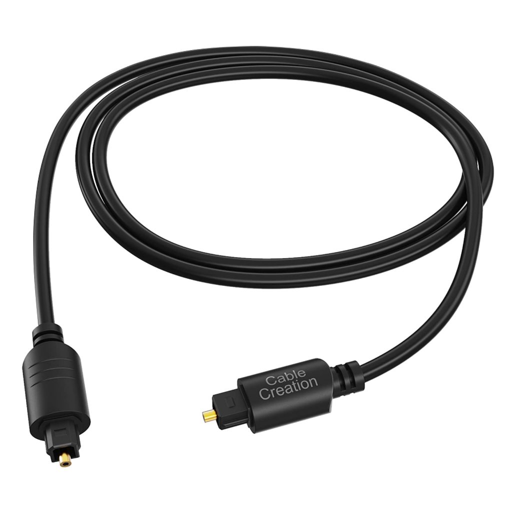 Cabo de fibra óptica de áudio digital 1.5/3m Som de Alta Definição | Para Sound Bar, Receiver, Home Theater, Xbox Series
