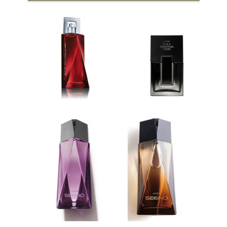 Perfumes Segno Original Deo Parfum100ml, Segno True 100ml, Black Essencial Dark100ml Attraction, Desire Ele 75ml Avon