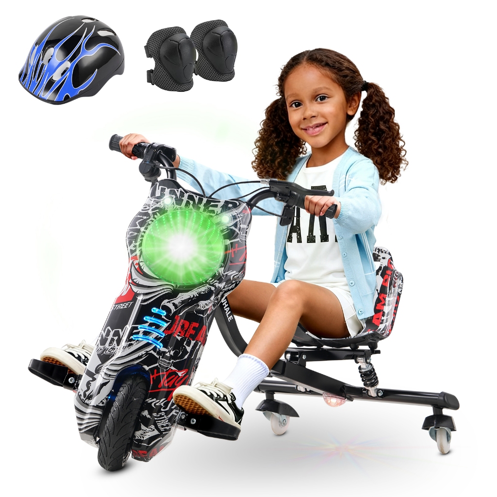350W HONEYWHALE 007B Triciclo Elétrico Drift Infantil 75min 20KM/H
