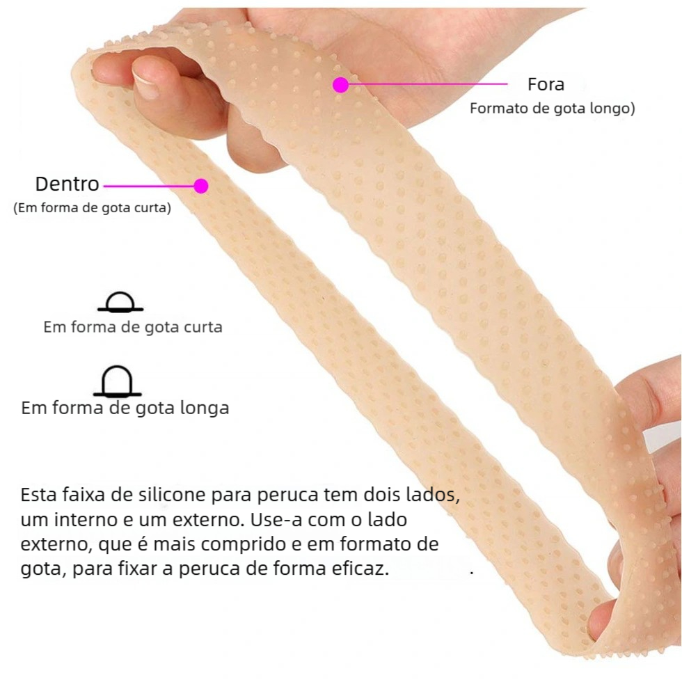 Wig Cap com Hair Grip - Kit para Fixação de Perucas e Laces de Cabelo — imagem 2 de 2