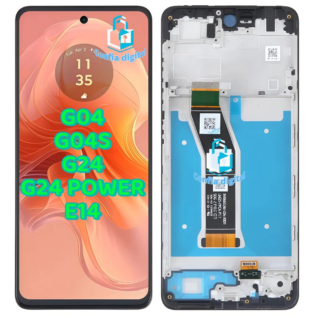 Tela Display Frontal Touch Moto G04/G04S/G24/G24 Power/E14 Premium Envio Imediato em Oferta na Shopee