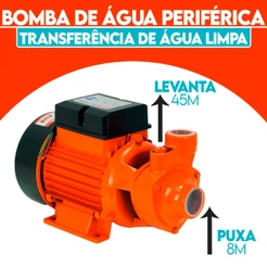 Bomba D'água Periférica 1CV BP1000 Intech Machine Bivolt Poço Cisterna Irrigação Residencial