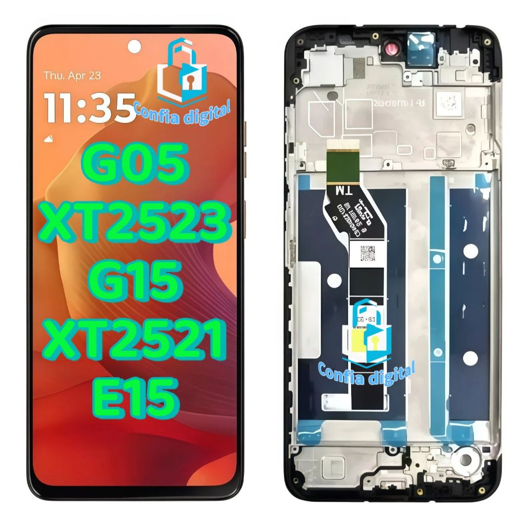 Tela Display Frontal Touch Moto G05/G15/E15 XT2523 XT2521 Premium Envio Imediato em Oferta na Shopee
