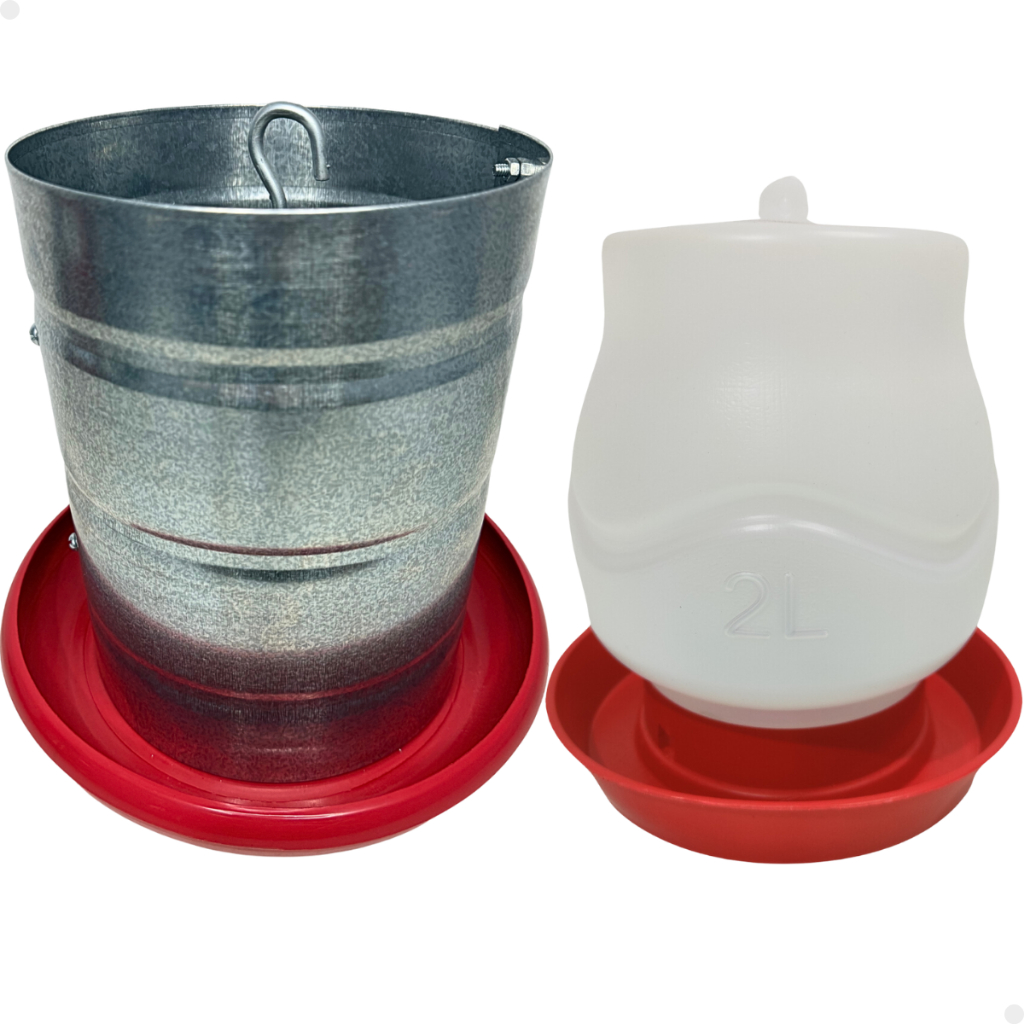 Comedouro Tubular 3Kg Bebedouro Automático 2L Aves Galinhas Pintinhos em Oferta na Shopee