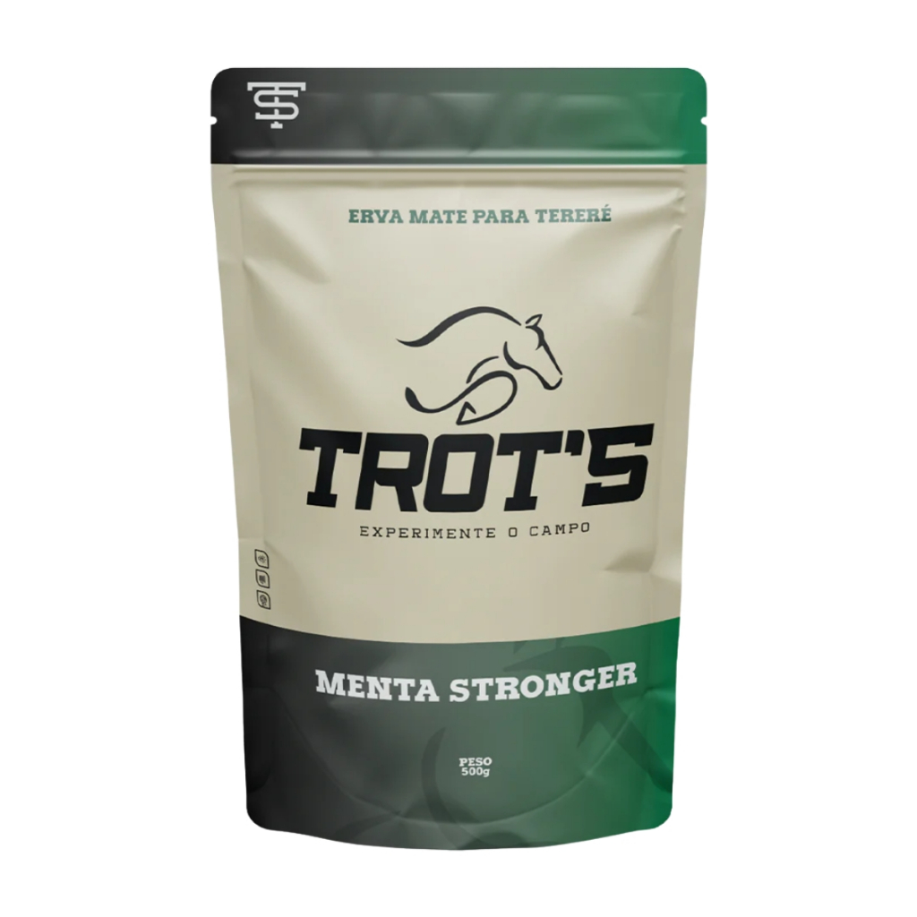 Erva Mate Para Terere Menta Stronger 100% Vegano 500g Trots