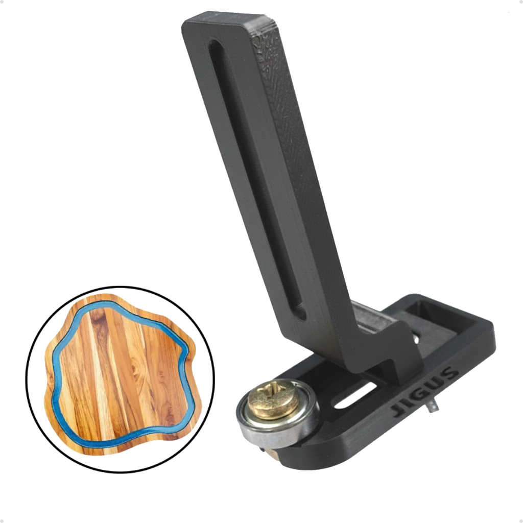 Guia copiador para tupia manual / bosch gkf 550 / makita 3709 gabarito canaleta tábua de churrasco