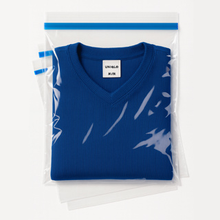 Kit 100 Unidades Embalagem Saco Transparente Com Aba Adesiva Saquinho Para Roupas Alta Qualidade em Oferta na Shopee