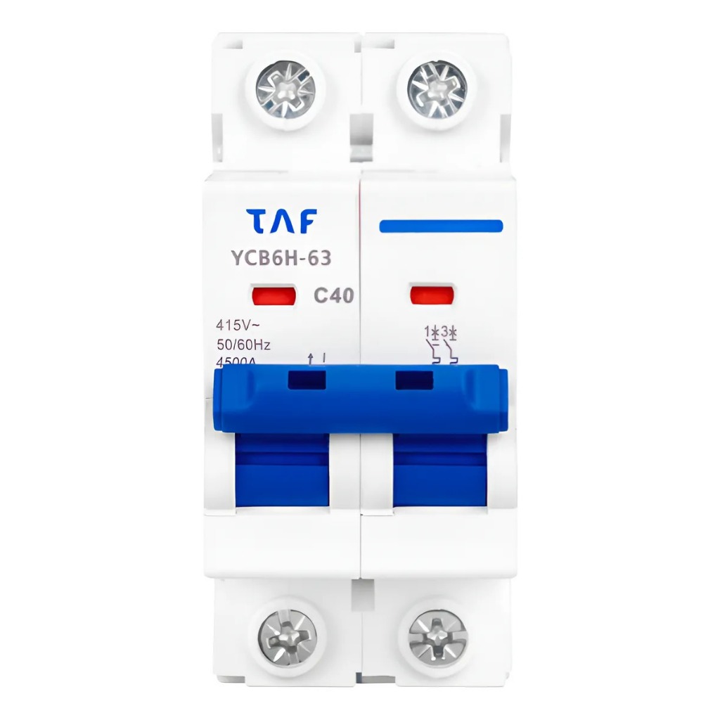 Disjuntor Din Bipolar 40a 4.5ka Taf