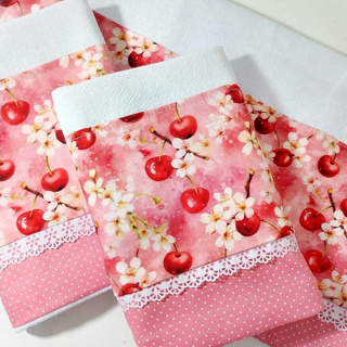 Pano de Prato Estampa de Cerejas – 1 Unidade em Oferta na Shopee