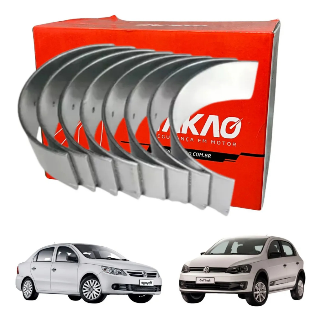 Jogo De Bronzinas De Biela Para Gol | Fox | Voyage 1.0 8v 2009 Á 2016 em Oferta na Shopee