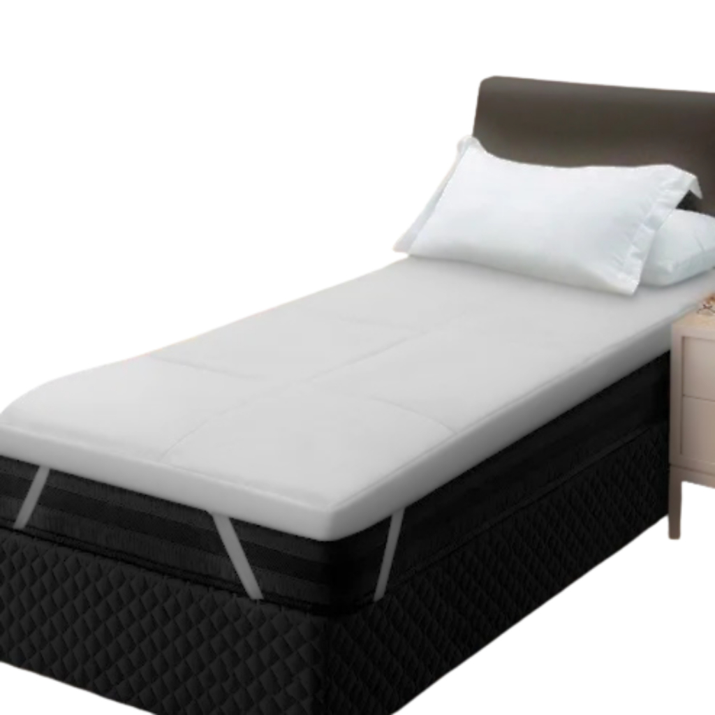 Pillow top Protetor de Colchão 100% Algodão Macio Mini Cama, Solteiro, Solteirão, Viuva- Branco em Oferta na Shopee
