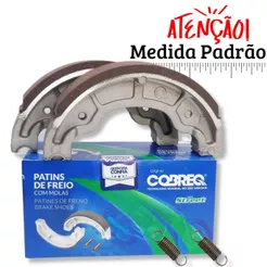Lona de Freio Ybr 125 / Xtz 125 / Virago 250 / Rd 125 / Dt 200 / Crypton 105 Cobreq
