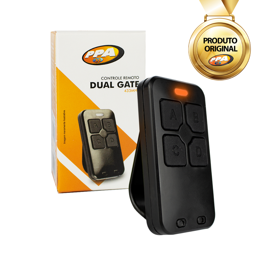 Controle Remoto Dual Gate Citrox/PPA Portão Automático Compatível Com Cód Linear em Oferta na Shopee