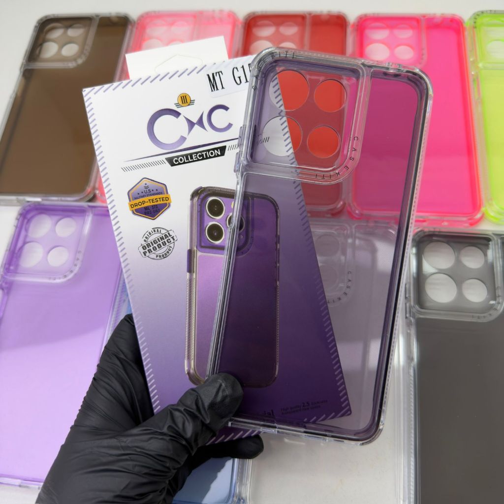 Capa Silicone Para Motorola Moto G15 / G17 Space 3 Colorida