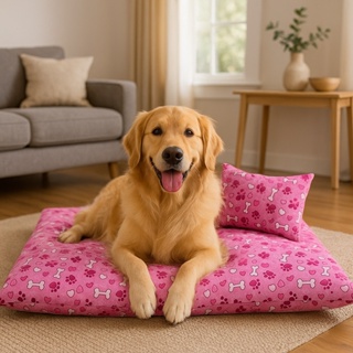 Colchonete Cama Para cachorros Grandes Vai Capa com zíper e  Brinquedo ( Almofadinha ) em Oferta na Shopee