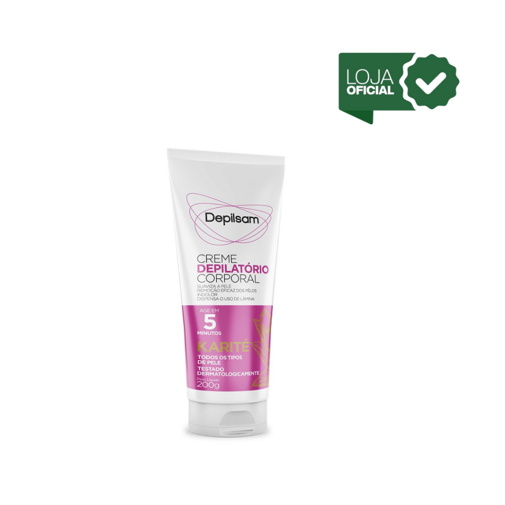 Creme Depilatório Corporal Depilsam Karité 200G