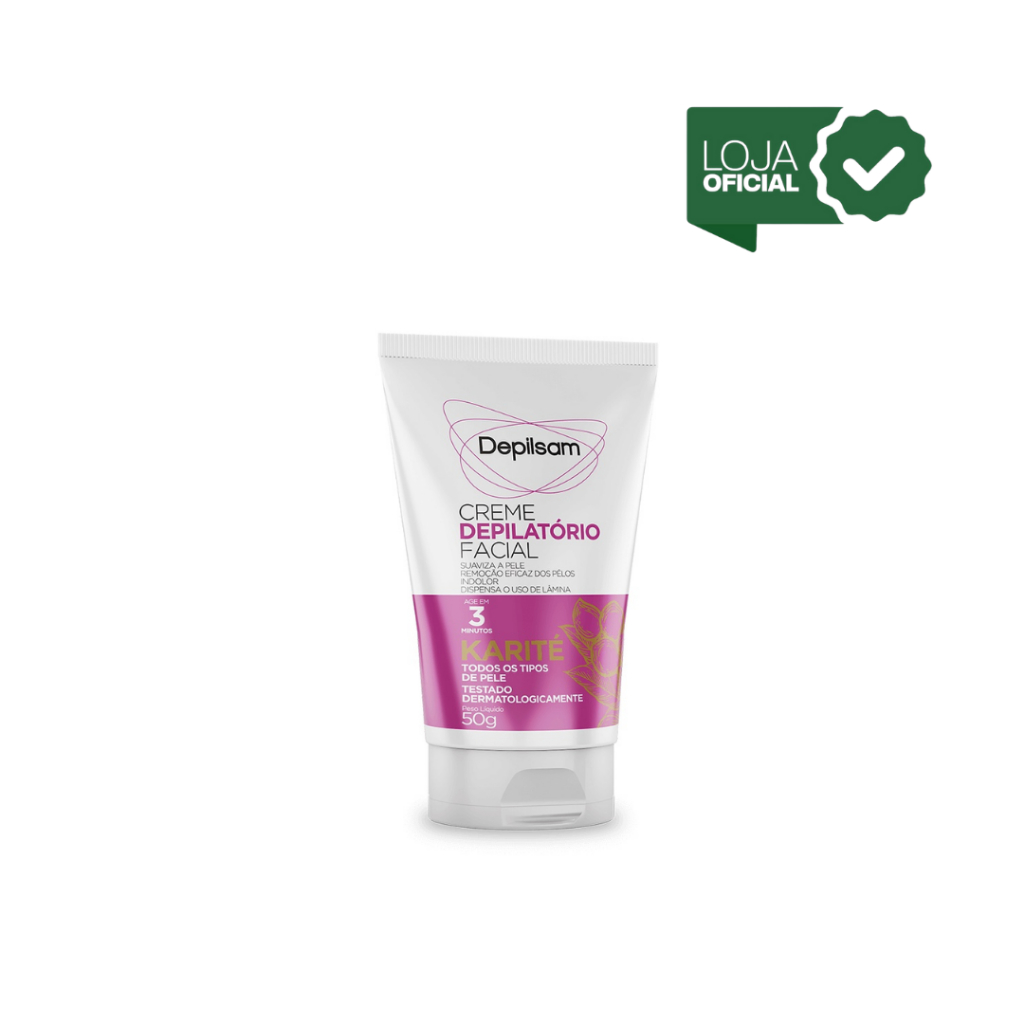 Creme Depilatório Facial Depilsam Karité 50G