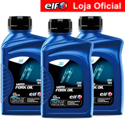 Kit 3x Óleo De Bengala 20w Elf Moto Fork Oil 500ml