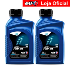 Kit 2x Óleo de Bengala 20w Elf Moto Fork Oil 500ml