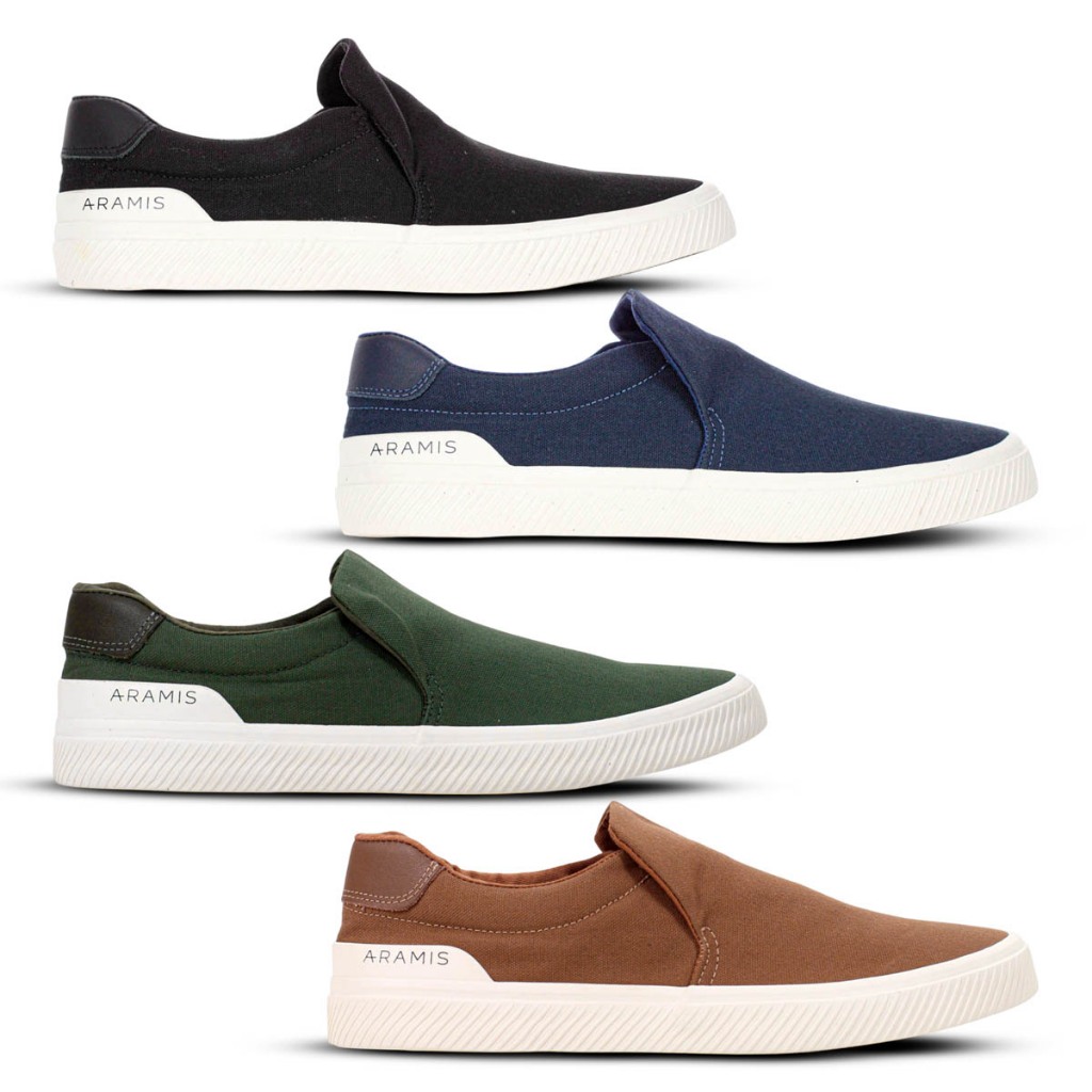 Tênis Aramis Daily Slip Canvas Masculino Confortável Leve Casual Antiderrapante