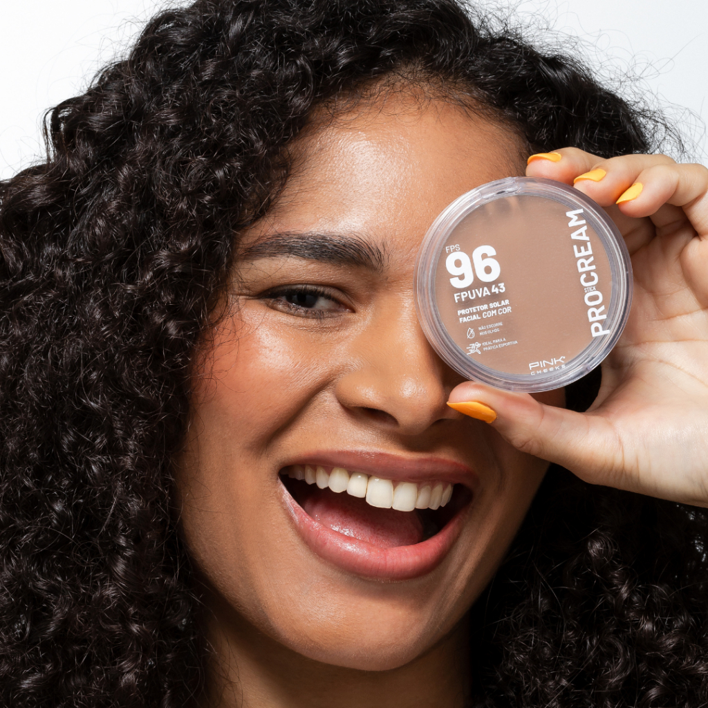 Protetor Filtro Solar Cremoso com Cor Pro Cream FPS96 PINK CHEEKS Promoção em Oferta na Shopee