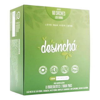 Chá Desinchá Dia 60 Unidades - Aumenta Energia, Sem Açúcar, Compatível com Jejum em Oferta na Shopee