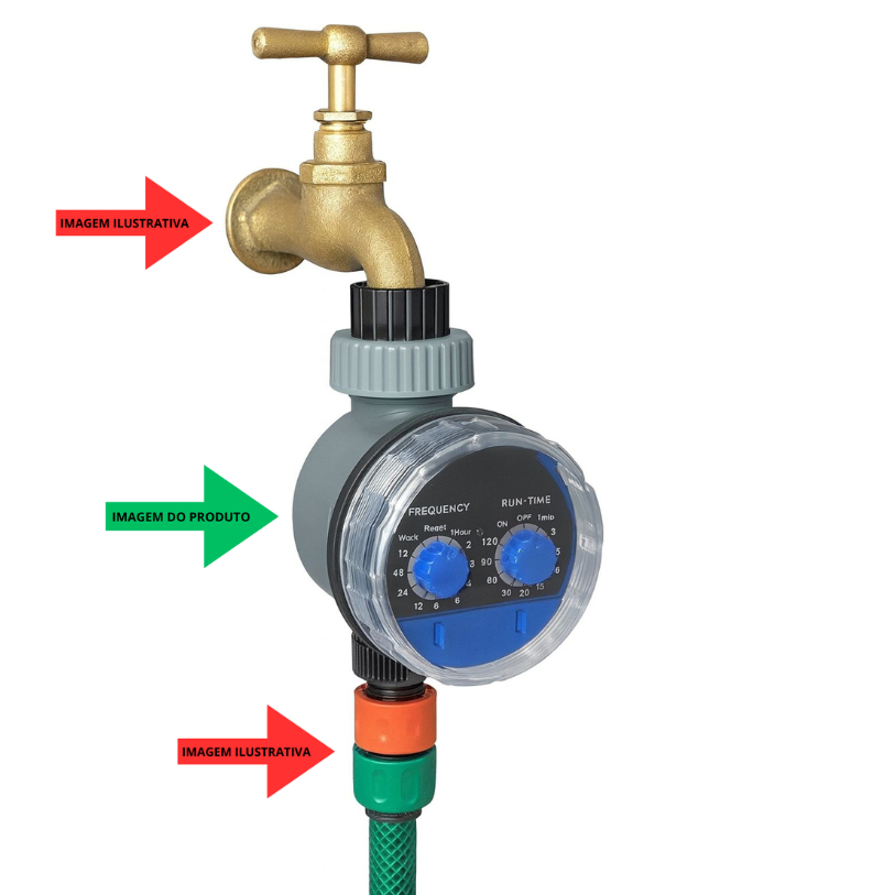 Temporizador De Torneira Automático Para Irrigação De Jardim