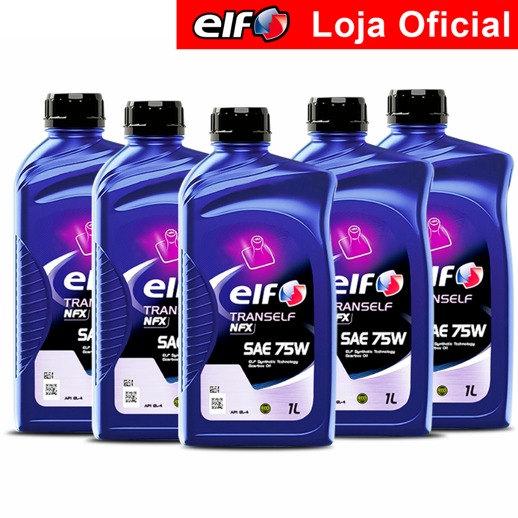 Kit 5 Óleo de Câmbio Manual Tranself Nfx Sae 75w em Oferta na Shopee