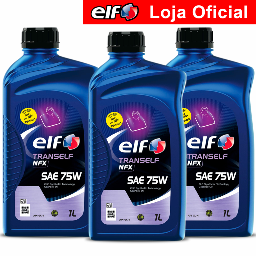 Kit 3x Óleo de Câmbio Manual Tranself Nfx Sae 75w em Oferta na Shopee