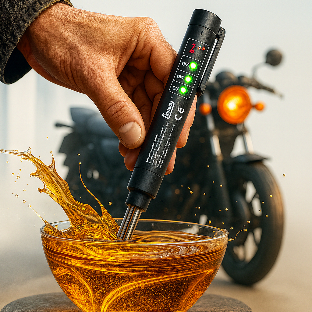 Caneta Para Teste De Fluido De Freio para Carro e Moto - Teste De Óleo Universal em Oferta na Shopee