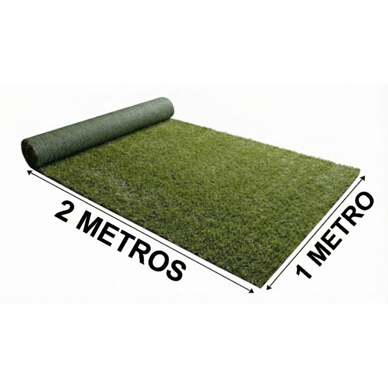 Grama Sintética 2 metros X 1 metro  12mm(2 metros quadrados) Decorativa Grama Sintética para Decoração Interna e Externa em Oferta na Shopee