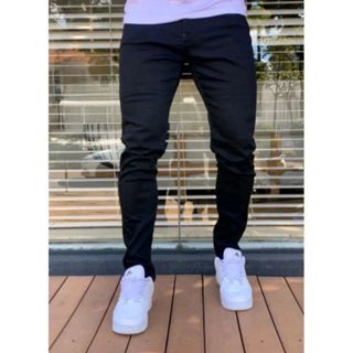 Calça Jeans Masculina Skinny Elastano Lycra em Oferta na Shopee