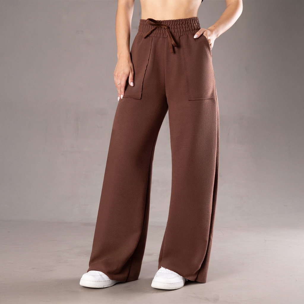 Calça Pantalona Feminina Cintura Alta Barra a Fio Elegante e Confortável