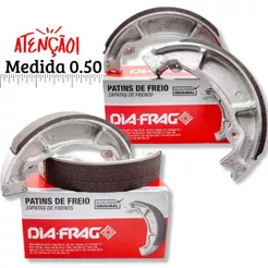 Par Lonas de Freio Cg 150 Titan Cg 160 Titan Fan Sob Medida 0.50 Diafrag